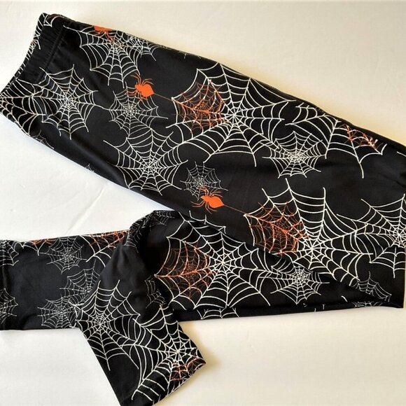 NEW GOTH SPIDERWEB LEGGINGS HALLOWEEN COSPLAY COSTUME - Picture 6 of 7